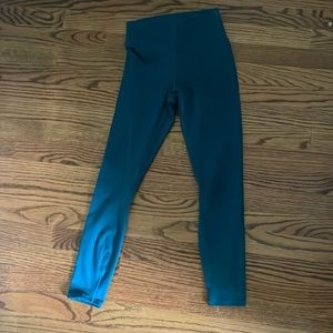 blueish green leggings